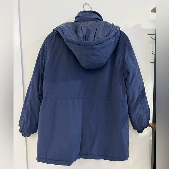 WEATHER STOPPERS Coat Jacket by Totes Size LP Powder Blue Hooded - Picture 7 of 14